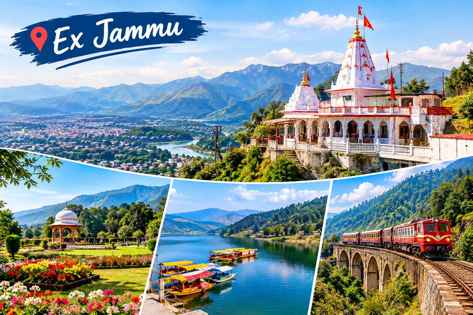 Ex : Jammu (kashmir Package 05 Night 6 days )