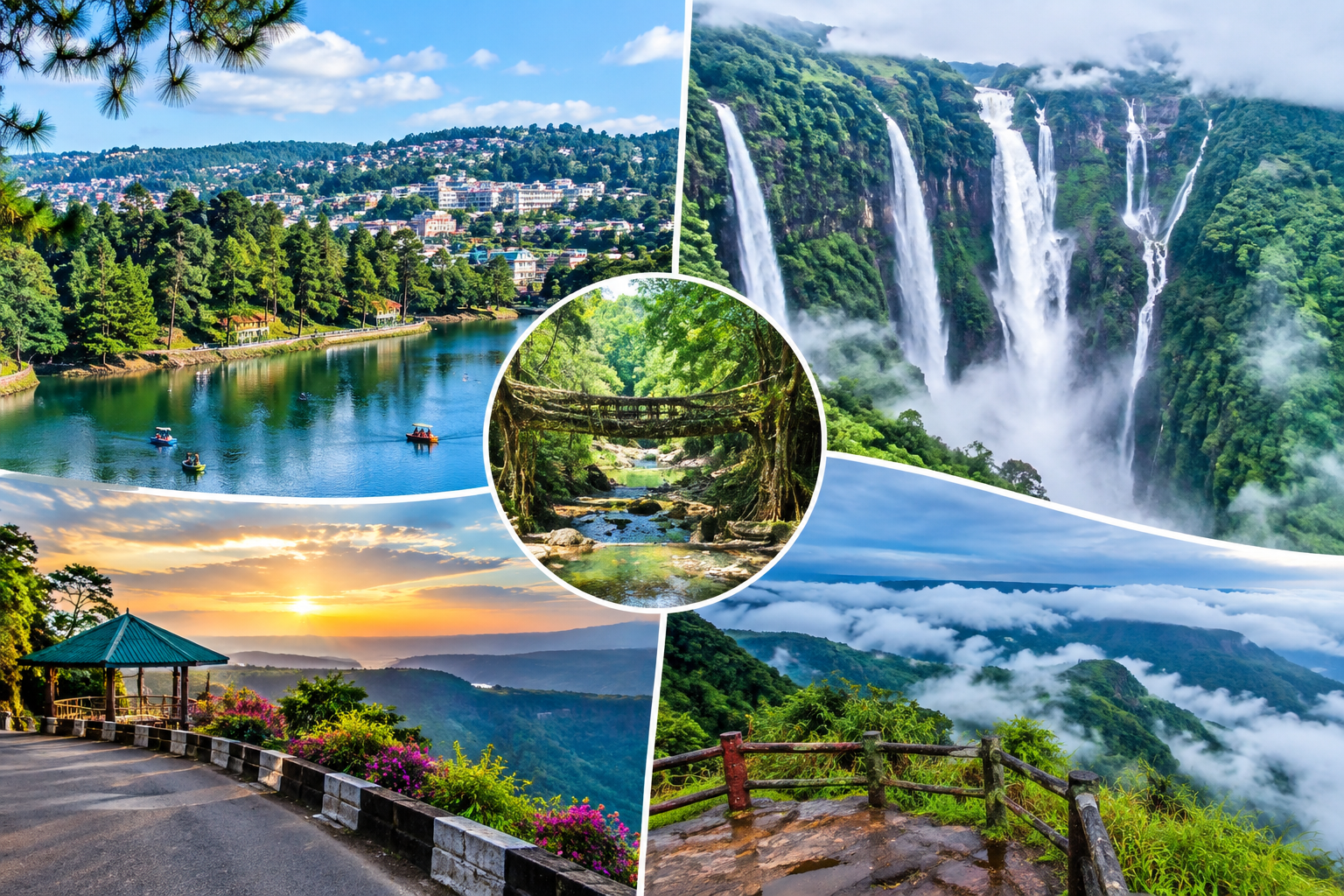 Meghalaya Hills Tour – 2N Shillong + 2N Cherrapunjee